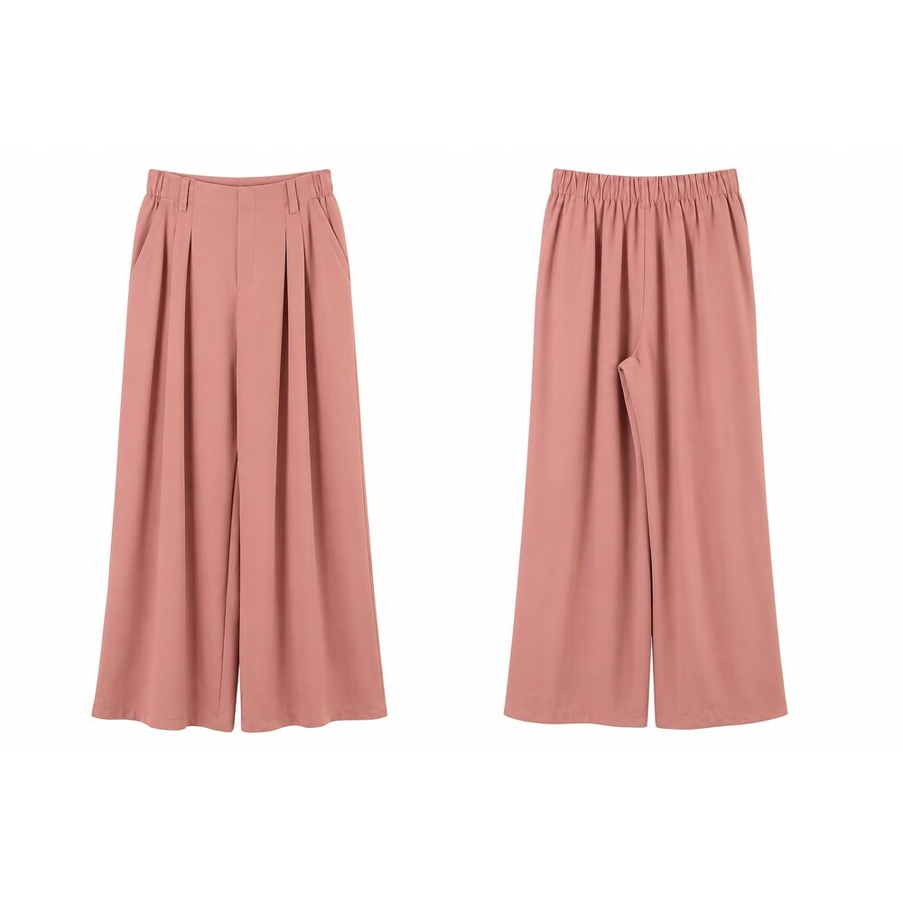 Halara Play It My Way Wide Leg Pants Womens Size Medium Pink Textured NWT